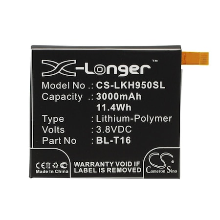 Bsc Preferred LG G Flex 2 H950 H955 H959 LS996 US995 Mobile Phone Replacement Battery CS-LKH950SL